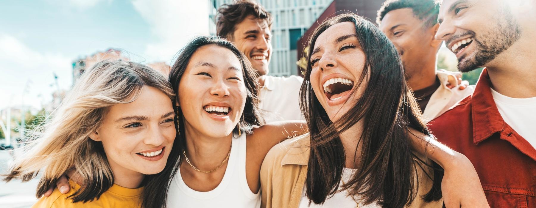 a group of people posing for a photo