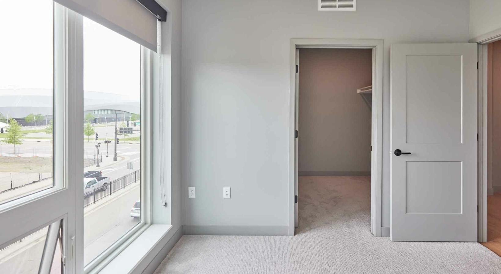 The essence of exceptional living a room with a door and windows