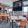 a room with tables and chairs