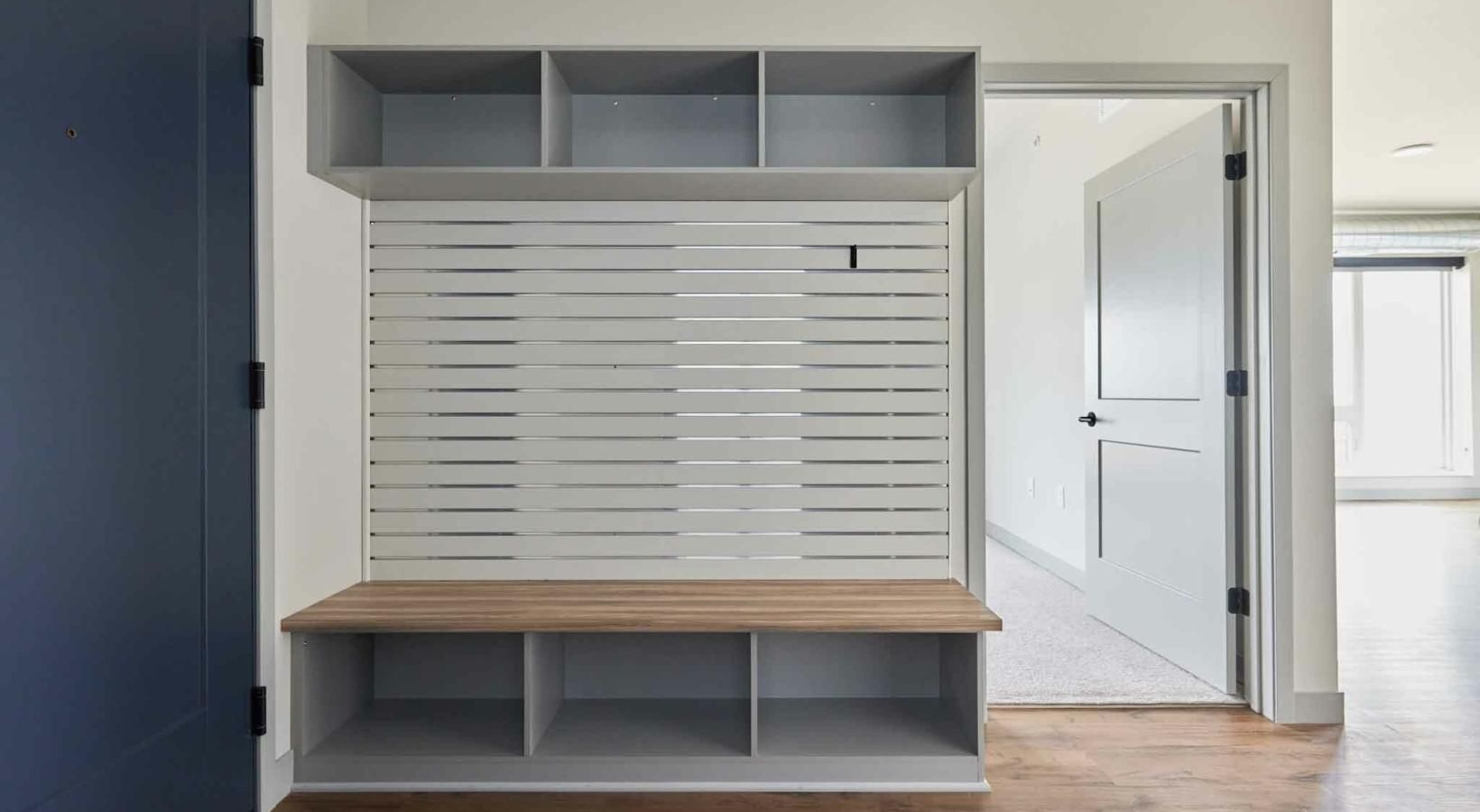 The essence of exceptional living a bench in a room